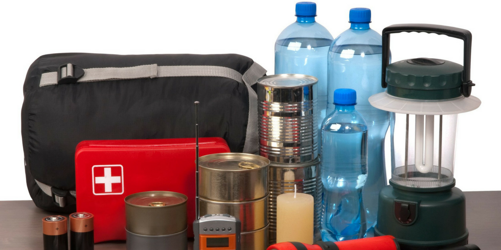 have emergency food water and a first aid kit
